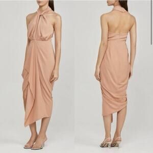 Significant Other Calypo Dress Almond Cream Beige Size 4 NWT